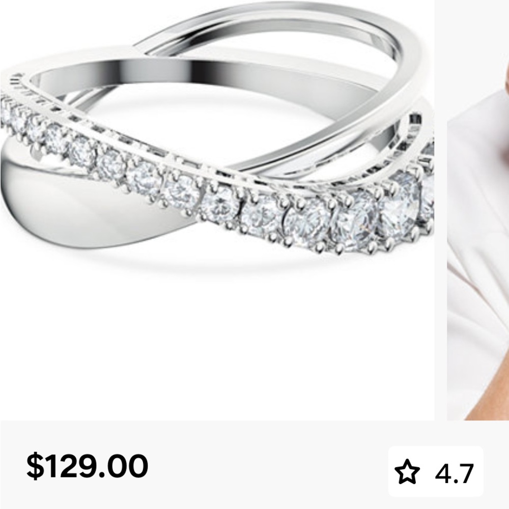 Swarovski Twist Ring